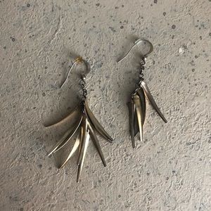 Gold Flamingo Earrings